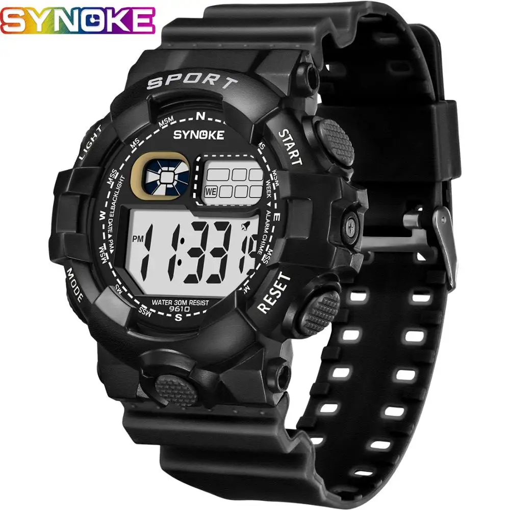SYNOKE Relogio Digital Men Sport Watch Kids Watches Boys Girls Clock 2019 LED Wristwatch Electronic Wristwatch Fashion Gift
SYNOKE Relogio Digital Men Sport Watch Kids Watches Boys Girls Clock 2019 LED Wristwatch Electronic Wristwatch Fashion Gift