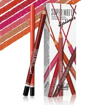 Brand 12Color Super Matte Lipliner Pencil Lasting Waterproof Make Up Lip Liner Set Cosmetics Beauty Lips Pen Menow High Quality
Brand 12Color Super Matte Lipliner Pencil Lasting Waterproof Make Up Lip Liner Set Cosmetics Beauty Lips Pen Menow High Quality