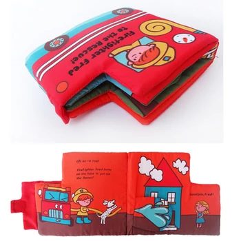 Soft Cloth Books 3D Fire Fighting Truck Sound Infant Educational Stroller Rattle Toys For Newborn Baby 0-12 Month
Soft Cloth Books 3D Fire Fighting Truck Sound Infant Educational Stroller Rattle Toys For Newborn Baby 0-12 Month