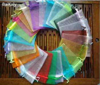 Pouches 100pcs 20x30cm Drawable Drawstring Organza bag Wedding Christmas Gift Bags Jewelry Packaging & Display Organza bags
Pouches 100pcs 20x30cm Drawable Drawstring Organza bag Wedding Christmas Gift Bags Jewelry Packaging & Display Organza bags