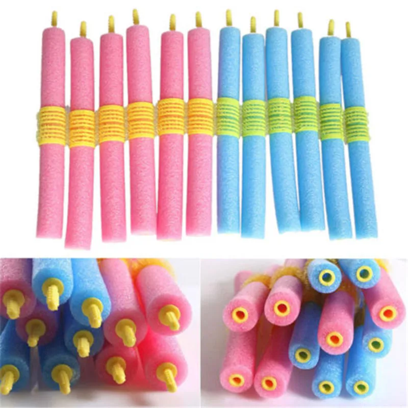 Hot Sale 12pcs/set Soft Foam Sponge Grip Cling Hair Styling Roller Curler Hairdressing Tools
Hot Sale 12pcs/set Soft Foam Sponge Grip Cling Hair Styling Roller Curler Hairdressing Tools