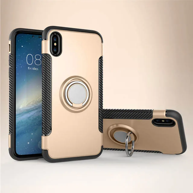 Luxury Shockproof Metal Ring Holder Combo Phone For iphone 6 S 6S 7 8 Plus X 5 5S SE 6Plus 6SPlus 7Plus 8Plus Back Cover
Luxury Shockproof Metal Ring Holder Combo Phone For iphone 6 S 6S 7 8 Plus X 5 5S SE 6Plus 6SPlus 7Plus 8Plus Back Cover