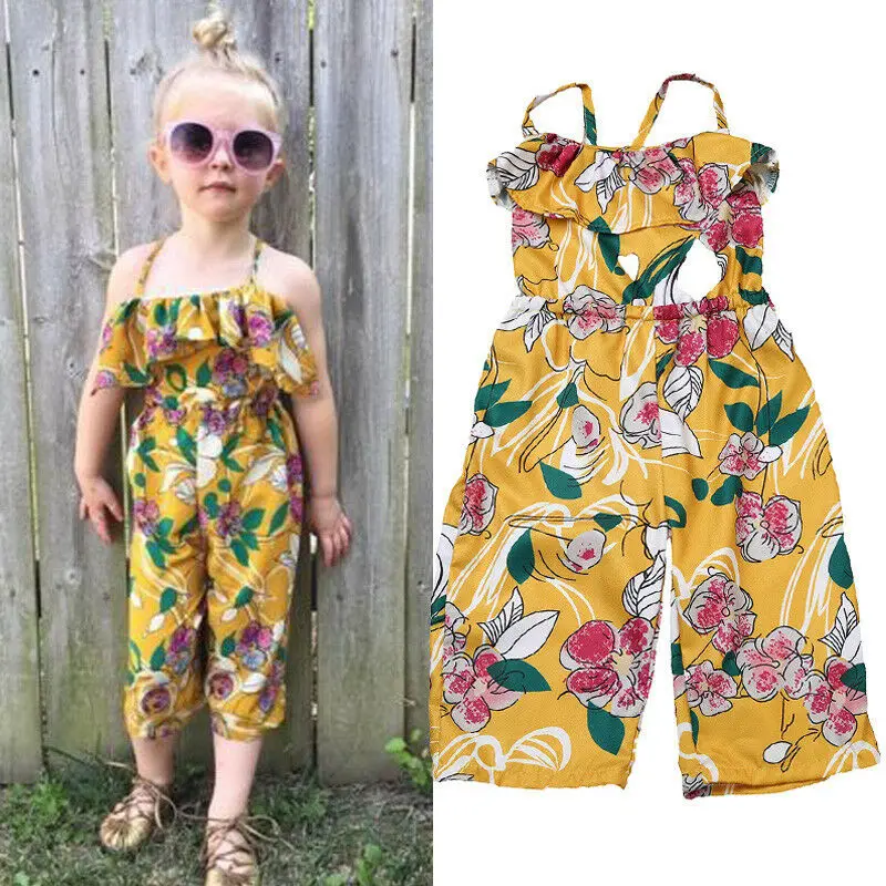 2019 Hot Summer Baby Girls Clothes Sleeveless Floral Backless Romper Jumpsuit Playsuit Outfit Clothes
2019 Hot Summer Baby Girls Clothes Sleeveless Floral Backless Romper Jumpsuit Playsuit Outfit Clothes