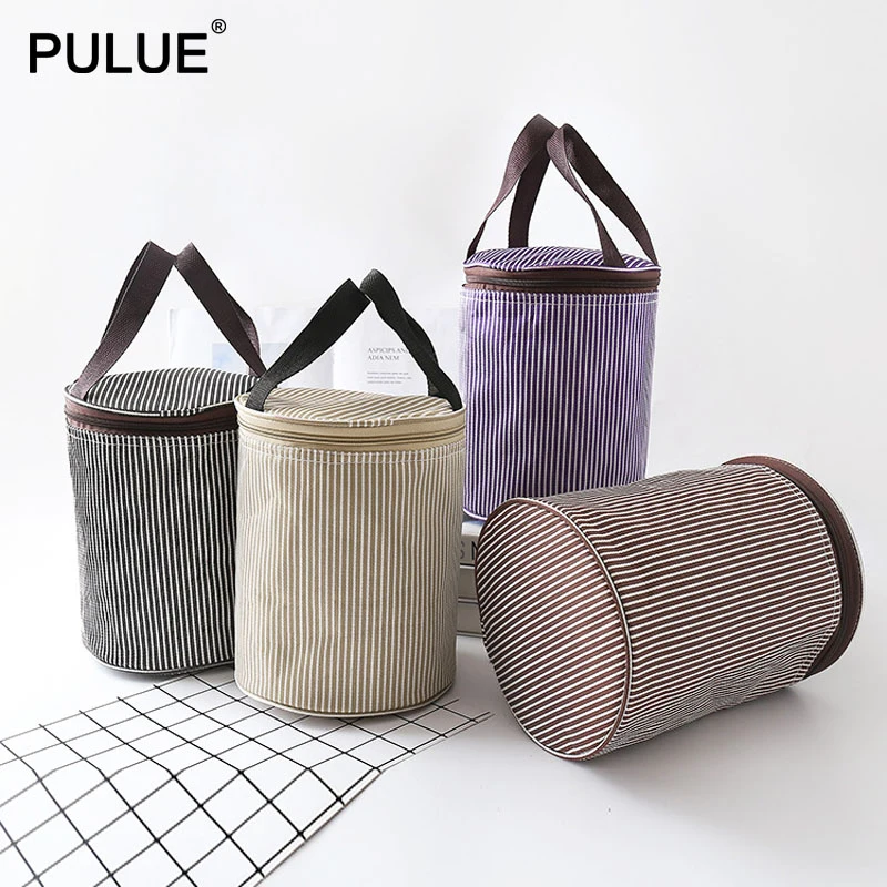 New Cylindrical Lunch Bag Thermal Insulation Barrel Pouch Portable Lunchbox Bag Waterproof Food Preservation Ice Bag Cooler Bags
New Cylindrical Lunch Bag Thermal Insulation Barrel Pouch Portable Lunchbox Bag Waterproof Food Preservation Ice Bag Cooler Bags