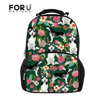 FORUDESIGNS Women's Backpacks Funny Husky Printing Big Capacity Bagpack Children Senior School Backpack Kids Mochila Infantil
FORUDESIGNS Women's Backpacks Funny Husky Printing Big Capacity Bagpack Children Senior School Backpack Kids Mochila Infantil