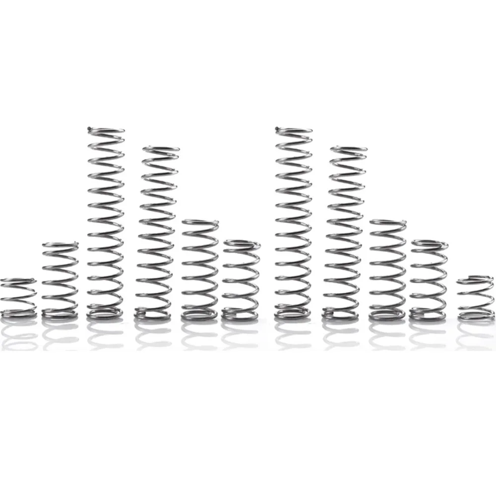 FUMAO 1pcs Eco-friendly stainless steel head shaking compression spring for toy wire diameter 1.0mm 1.0*10*10-50
FUMAO 1pcs Eco-friendly stainless steel head shaking compression spring for toy wire diameter 1.0mm 1.0*10*10-50