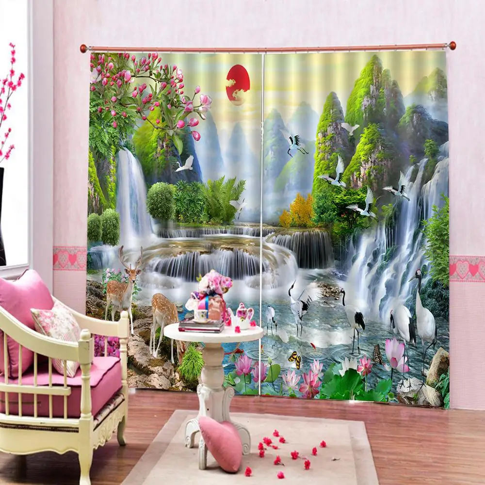 3D landscape waterfall Windows Curtains Thin for Kids Beautiful Scenery Living Room Bedroom Kitchen Curtains Drapes Custom
3D landscape waterfall Windows Curtains Thin for Kids Beautiful Scenery Living Room Bedroom Kitchen Curtains Drapes Custom