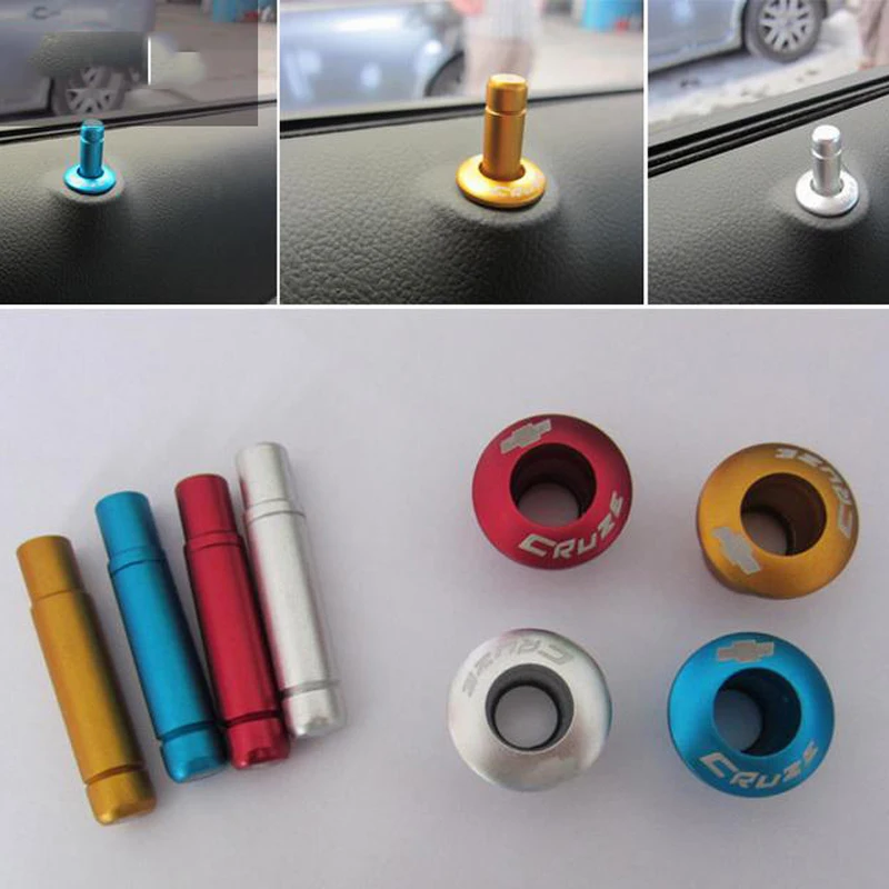 Youwinme 8pcs/set Aluminium Alloy Door Lock Stick Pin Cap For CHEVROLET CRUZE (After April 2011) CAR Accessories Stying
Youwinme 8pcs/set Aluminium Alloy Door Lock Stick Pin Cap For CHEVROLET CRUZE (After April 2011) CAR Accessories Stying