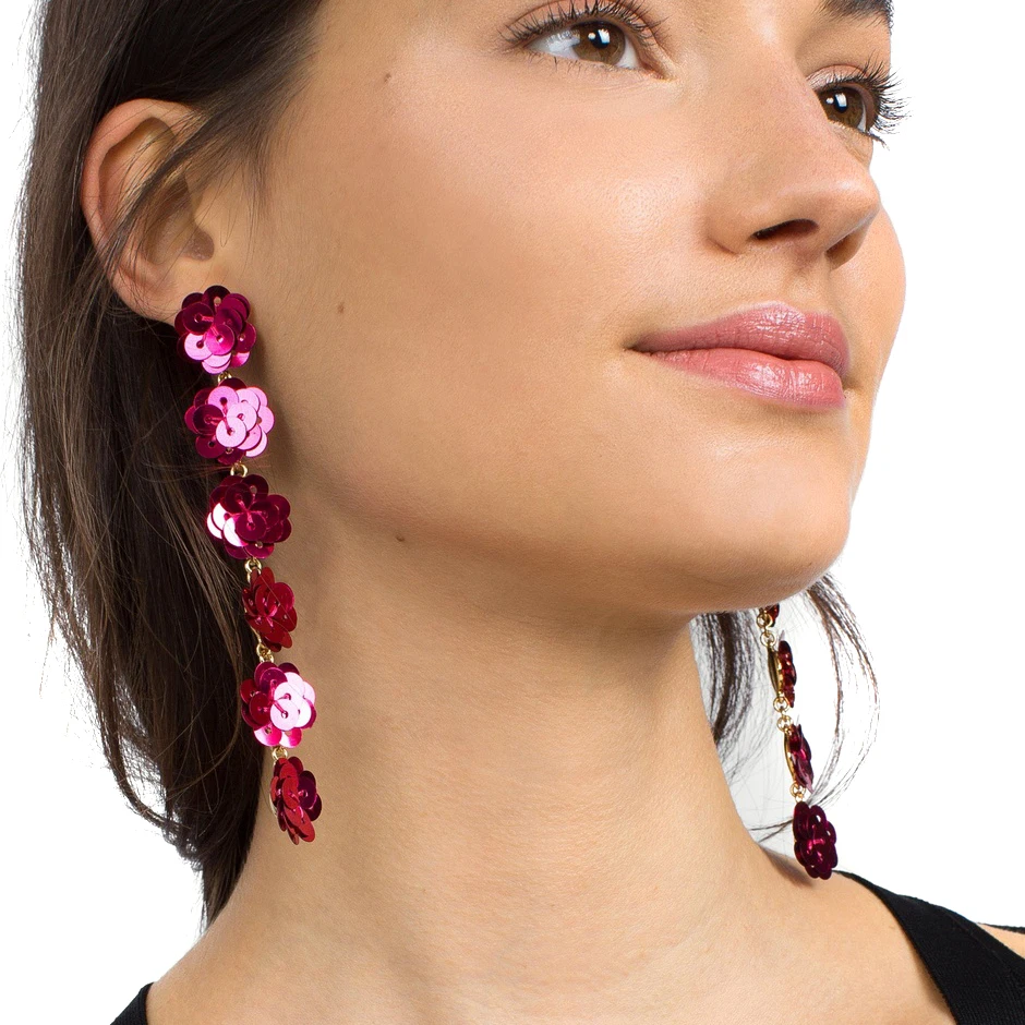 JUJIA 7 color design Trend fashion women bohemia statement Sequins tassel Earrings for women jewelry long earrings
JUJIA 7 color design Trend fashion women bohemia statement Sequins tassel Earrings for women jewelry long earrings