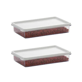 2pcs 700ml Kitchen Sealed Crisper Refrigerator Storage Boxes Rectangular Food Container for Fruit Meat Cereal (Short Version)
2pcs 700ml Kitchen Sealed Crisper Refrigerator Storage Boxes Rectangular Food Container for Fruit Meat Cereal (Short Version)