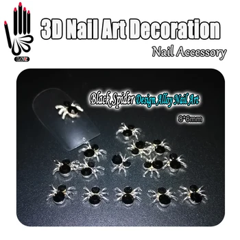 Nail Rhinestone 10pcs/Lot 3D Black Spider Design Black Rhinestone Alloy Nail Art Decorations for Nail Jewelry
Nail Rhinestone 10pcs/Lot 3D Black Spider Design Black Rhinestone Alloy Nail Art Decorations for Nail Jewelry