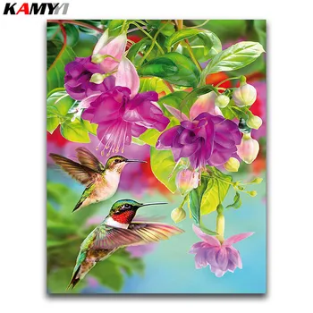 5D DIY diamond painting Cross Stitch Full Round diamond embroidery Hummingbird Diamond mosaic Purple Flower Pictures Rhinestones
5D DIY diamond painting Cross Stitch Full Round diamond embroidery Hummingbird Diamond mosaic Purple Flower Pictures Rhinestones