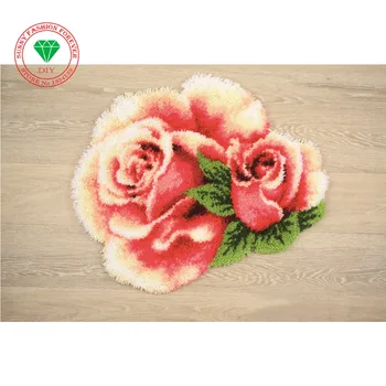 Hot Latch Hook Rug Kits DIY Needlework Unfinished Crocheting Rug Yarn Cushion Mat Flower Rose 3D Embroidery Carpet Free Shipping
Hot Latch Hook Rug Kits DIY Needlework Unfinished Crocheting Rug Yarn Cushion Mat Flower Rose 3D Embroidery Carpet Free Shipping