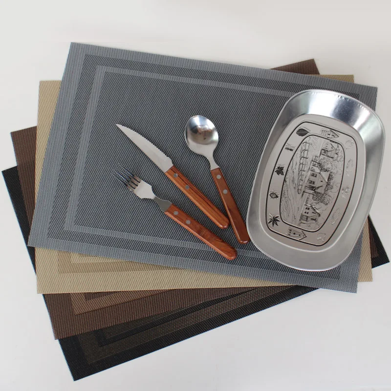 2PCS Placemats PVC Dining Table Mat Disc Bowl Pads Coasters Waterproof Table Cloth Pad Modern Non-slip Pad
2PCS Placemats PVC Dining Table Mat Disc Bowl Pads Coasters Waterproof Table Cloth Pad Modern Non-slip Pad