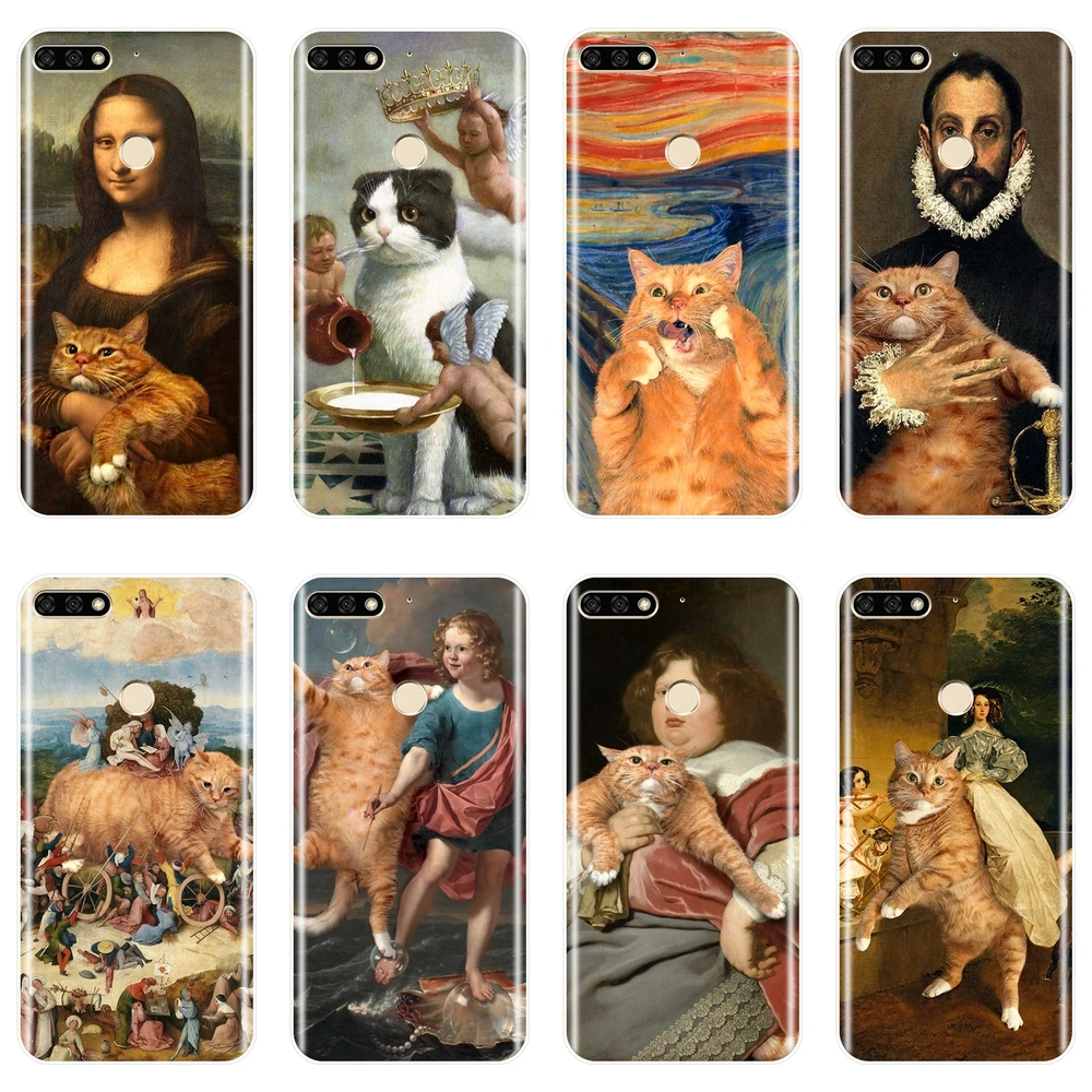 Art Cat Mona Lisa Back Cover For Huawei Honor 7 8 9 10 Lite Silicone Phone Case For Huawei Honor 10 9 8 8X MAX 7 7S 7X 7A 7C Pro
Art Cat Mona Lisa Back Cover For Huawei Honor 7 8 9 10 Lite Silicone Phone Case For Huawei Honor 10 9 8 8X MAX 7 7S 7X 7A 7C Pro