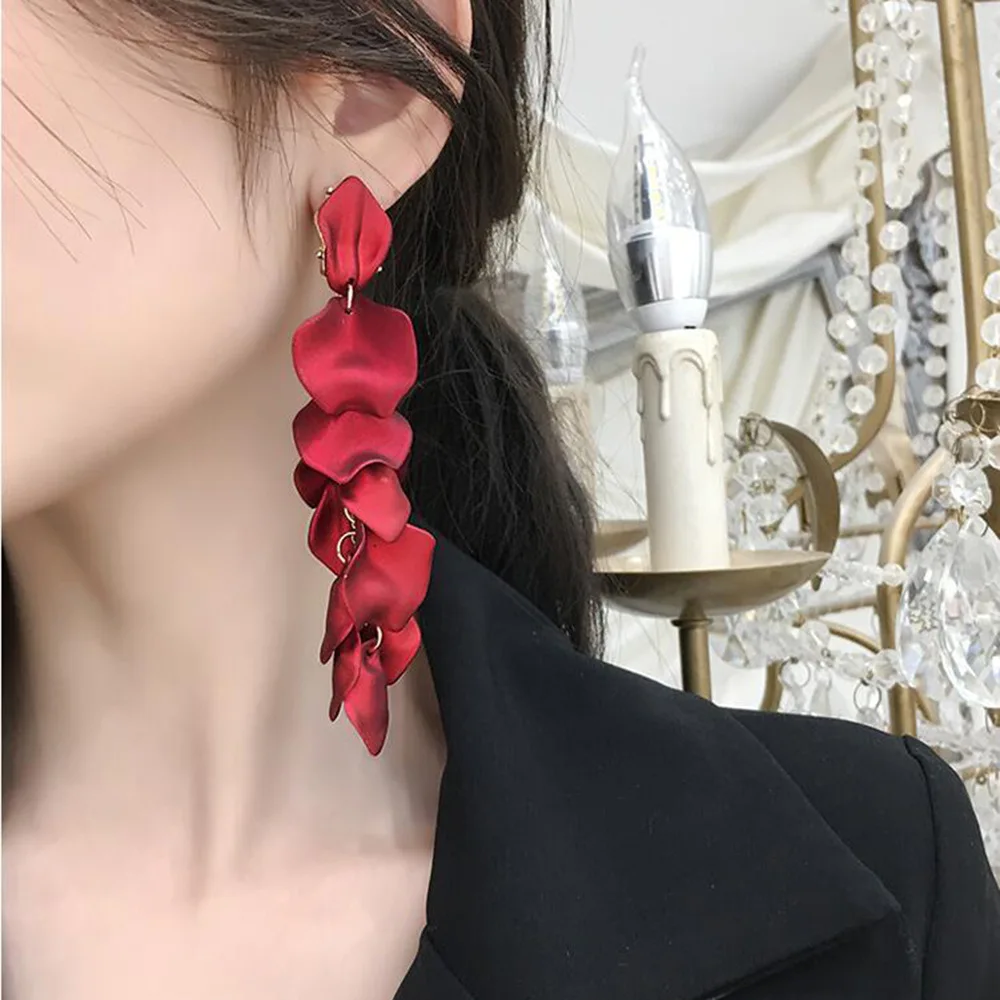 Fashion Resin Faux Flower Long Earrings 2019 Bohemian Handmade Charm Petal Dangle Earrings For Women Pendientes Party Gift
Fashion Resin Faux Flower Long Earrings 2019 Bohemian Handmade Charm Petal Dangle Earrings For Women Pendientes Party Gift