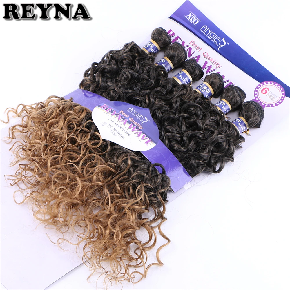 REYNA Water Wave Bundles High Temperature Synthetic hair extensions 16-20 inch Two Tone Ombre hair weave for women
REYNA Water Wave Bundles High Temperature Synthetic hair extensions 16-20 inch Two Tone Ombre hair weave for women