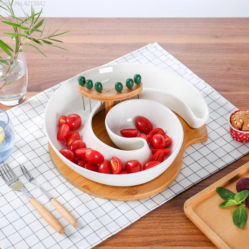 Japanese creative snail fruit plate ceramic dried fruit platter snacks melon nuts box combination
Japanese creative snail fruit plate ceramic dried fruit platter snacks melon nuts box combination