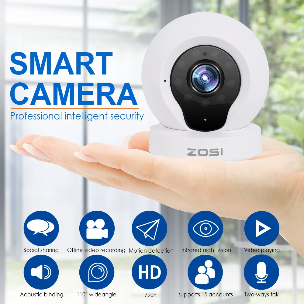 ZOSI 1080P Wireless WIFI IP Camera Onvif Outdoor Security Bullet IR Night Vision Pre-installed SD Card
ZOSI 1080P Wireless WIFI IP Camera Onvif Outdoor Security Bullet IR Night Vision Pre-installed SD Card