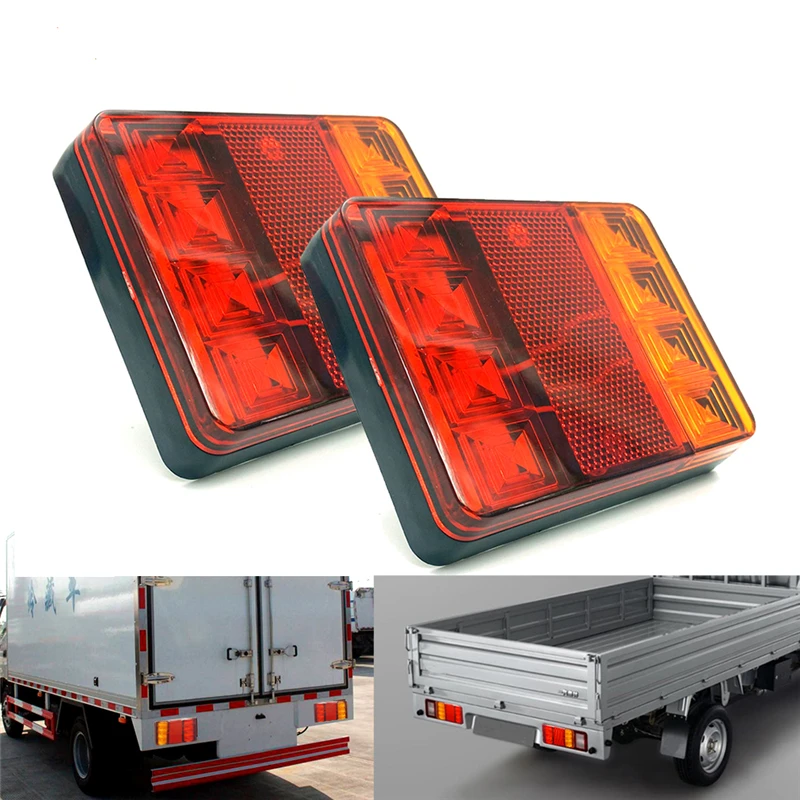 2Pc Waterproof Car Truck LED Rear Tail Light Warning Lights Rear Lamps Waterproof Tailight Parts for Trailer Caravans DC 12V 24V
2Pc Waterproof Car Truck LED Rear Tail Light Warning Lights Rear Lamps Waterproof Tailight Parts for Trailer Caravans DC 12V 24V