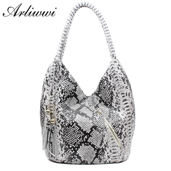Arliwwi Brand Luxury Featured Medium Size Shiny Snake And Leopard Pattern 100% REAL LEATHER Shoulder Bags For Women GY05
Arliwwi Brand Luxury Featured Medium Size Shiny Snake And Leopard Pattern 100% REAL LEATHER Shoulder Bags For Women GY05