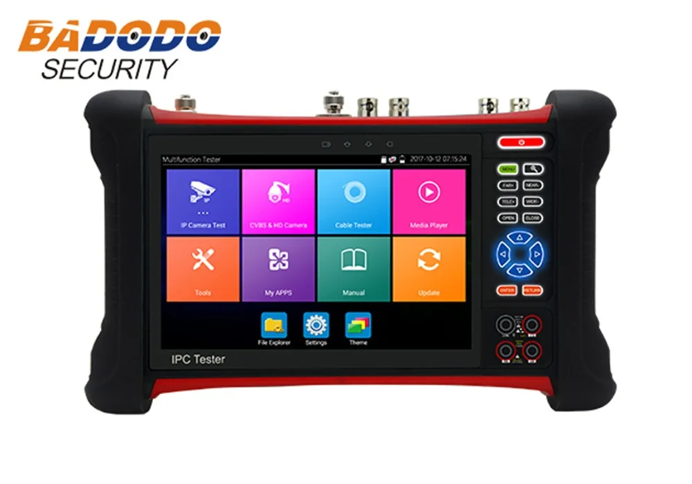 HD 7"retina touch screen all-in-one multi-functional CCTV Tester, Testing Equipment, Testing Monitor, Basic Model X7
HD 7"retina touch screen all-in-one multi-functional CCTV Tester, Testing Equipment, Testing Monitor, Basic Model X7