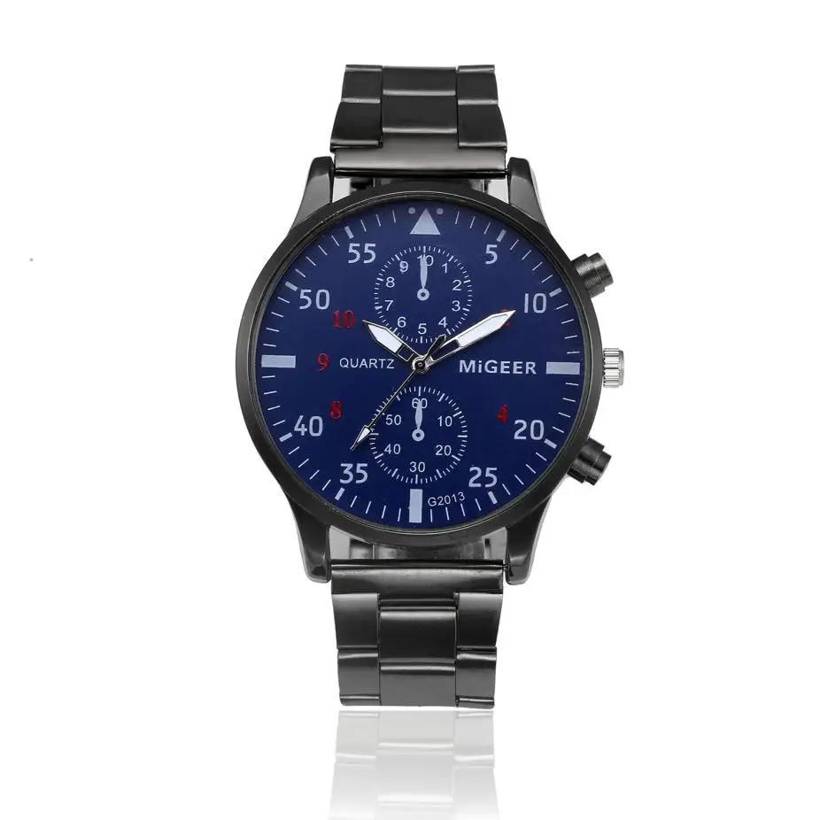 Stylish Man Crystal Stainless Steel Analog Quartz Wrist Watch casual business men's watches fashion simple bracelet for male
Stylish Man Crystal Stainless Steel Analog Quartz Wrist Watch casual business men's watches fashion simple bracelet for male