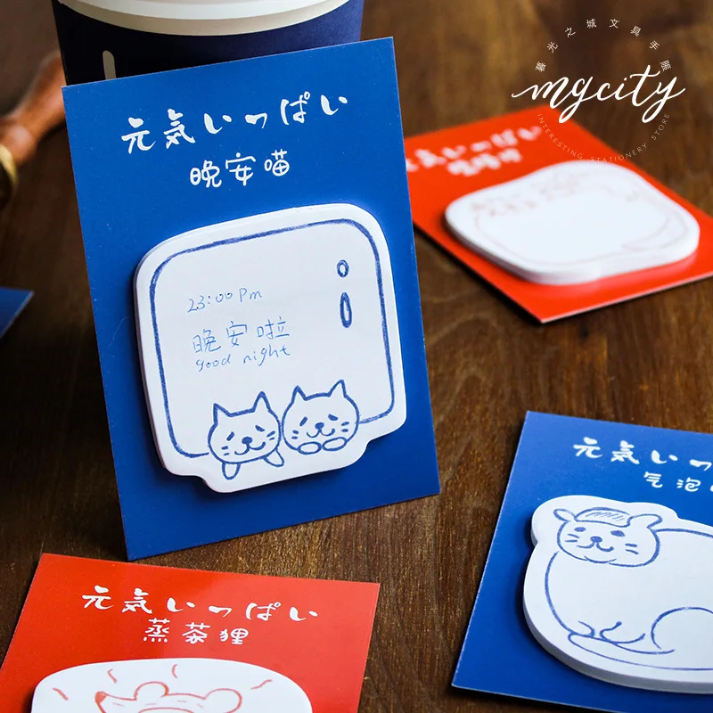 Vitality Full Series Sticky notes Cartoon memo pad Notebook Stationery School Supplies Lovely Gifts for Wholesale
Vitality Full Series Sticky notes Cartoon memo pad Notebook Stationery School Supplies Lovely Gifts for Wholesale