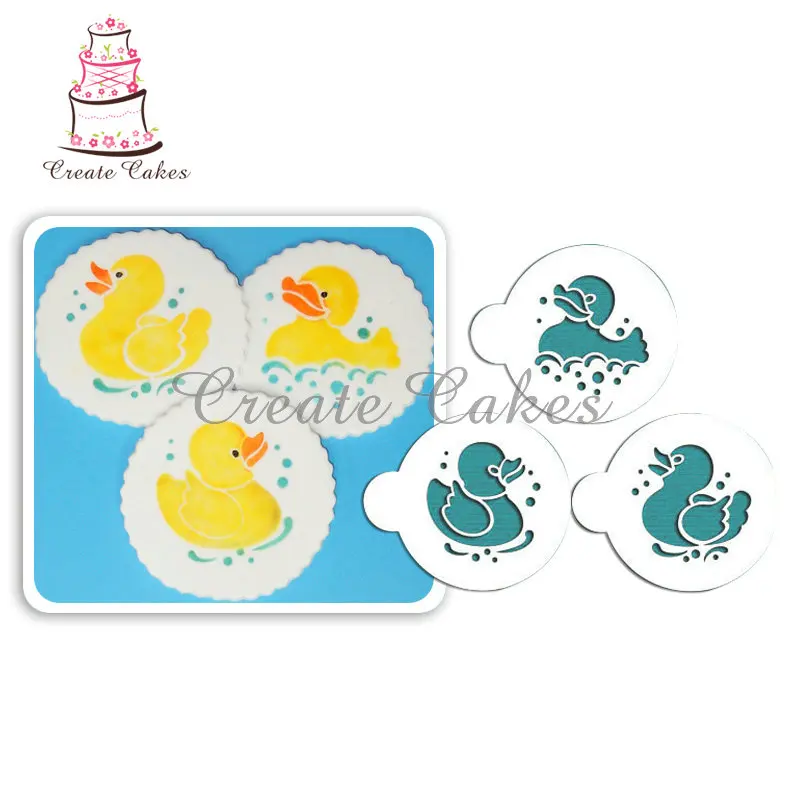 Rubber Duckies Cookie, Cupcake Stencil, Stencil for cake decorating,Cookie Stencil,Plastic Stencil ST-505
Rubber Duckies Cookie, Cupcake Stencil, Stencil for cake decorating,Cookie Stencil,Plastic Stencil ST-505