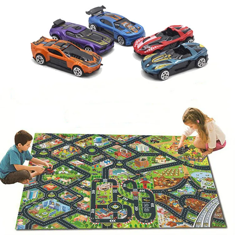 Children Beneficial Wisdom Game Carpet High-grade Healthy Nonwoven Fabric Parking Scene Map with 1pc Alloy Car
Children Beneficial Wisdom Game Carpet High-grade Healthy Nonwoven Fabric Parking Scene Map with 1pc Alloy Car