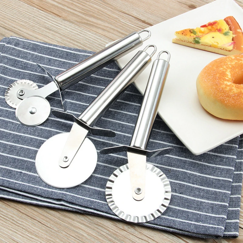 Stainless Steel Roller Pizza Knife Round Knife Hob Pastry Dough Tools Accurate, Effective and Easy Cutting Home Kitchen Tools
Stainless Steel Roller Pizza Knife Round Knife Hob Pastry Dough Tools Accurate, Effective and Easy Cutting Home Kitchen Tools