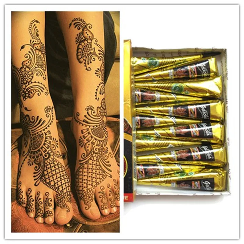 1pc New Arrivals Body Art Paint High Quality Mini Natural Indian Tattoo Henna Paste for Body Drawing Black Henna tattoo Golecha
1pc New Arrivals Body Art Paint High Quality Mini Natural Indian Tattoo Henna Paste for Body Drawing Black Henna tattoo Golecha