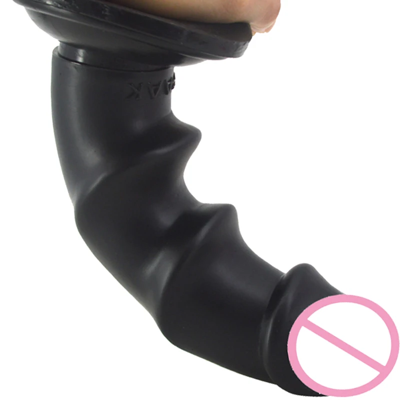 Big Waves Solid Dildo Adult Game Massage Erotic Unisex Sex Toy Thick Anal Plug Promote Fantasy Orgasms Strong Suction Cup