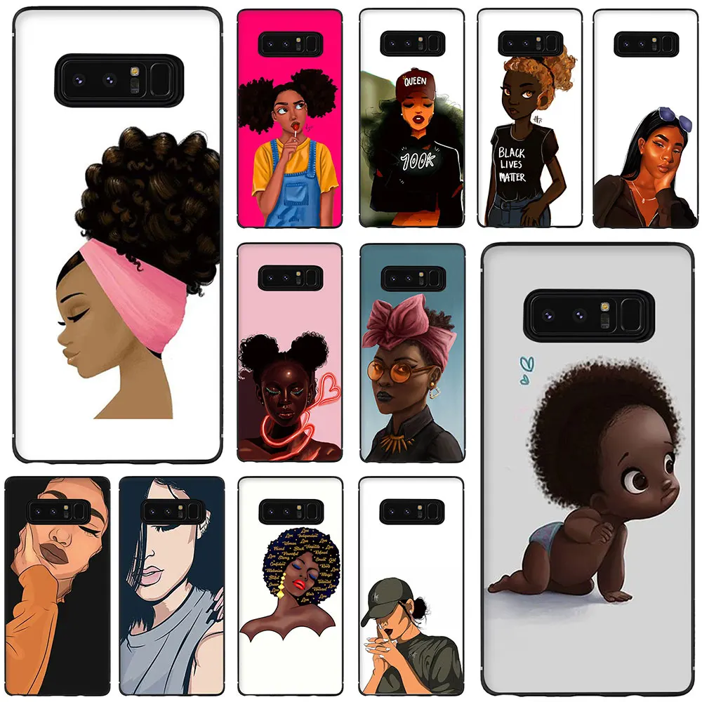 Queen Afro Melanin Poppin black girl Soft TPU Phone Case for Galaxy M10 M20 M30 S6 S7 Edge S8 S9 S10 S10e Plus Note 10 8 9
Queen Afro Melanin Poppin black girl Soft TPU Phone Case for Galaxy M10 M20 M30 S6 S7 Edge S8 S9 S10 S10e Plus Note 10 8 9