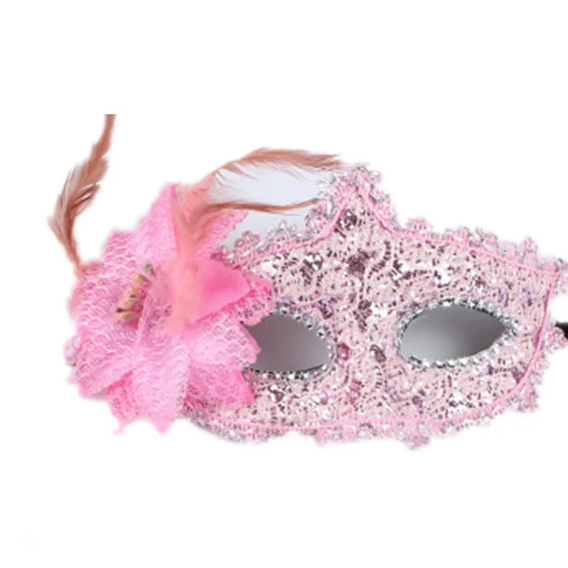 Flower Halloween mask sexy masquerade masks Dance Party Bar Princess Venice Mask High-grade Rose Party Mask Supplies (5)