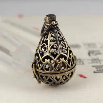 Antique Bronze tone Brushed Brass Teardrop Hollow Filigree Locket Cage Pendant Findings Craft Essential Oil Diffuser Wholesale
Antique Bronze tone Brushed Brass Teardrop Hollow Filigree Locket Cage Pendant Findings Craft Essential Oil Diffuser Wholesale