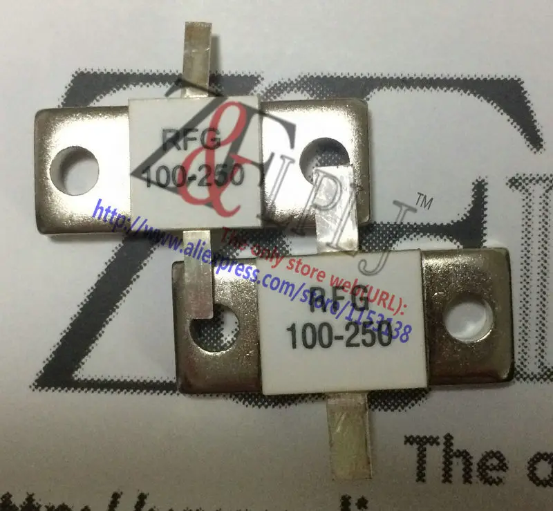 RFG100-250 250W 100R / 250 Watts 100 Ohms RF resistor RFP 250-100 Double lead 1PCS/LOT
RFG100-250 250W 100R / 250 Watts 100 Ohms RF resistor RFP 250-100 Double lead 1PCS/LOT