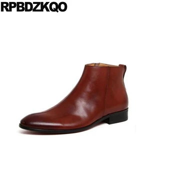 Chunky Booties Wedding Brown Autumn Full Grain Leather 2018 Genuine Men Mens Zipper Dress Boots Shoes Pointed Toe Formal Ankle
Chunky Booties Wedding Brown Autumn Full Grain Leather 2018 Genuine Men Mens Zipper Dress Boots Shoes Pointed Toe Formal Ankle