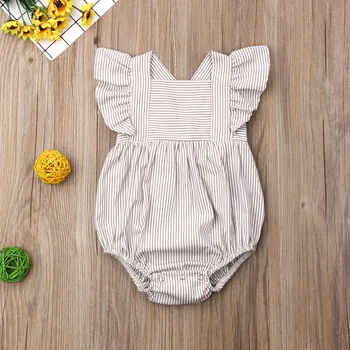Pudcoco Summer Newborn Baby Girl Clothes Fly Sleeve Striped Strap Cotton Romper Jumpsuit One-Piece Outfit Sunsuit Clothes Summer
Pudcoco Summer Newborn Baby Girl Clothes Fly Sleeve Striped Strap Cotton Romper Jumpsuit One-Piece Outfit Sunsuit Clothes Summer