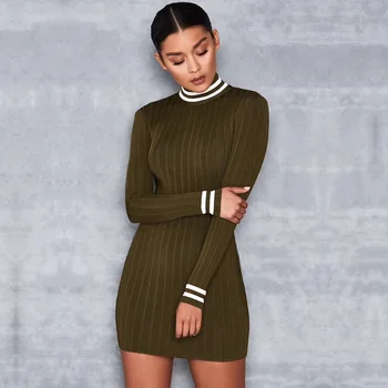 2018 New Arrival Fashion Green Bandage Dress For Women Elegant Long Sleeve Mini Bodycon Night Club Party Dresses Vestidos Casual
2018 New Arrival Fashion Green Bandage Dress For Women Elegant Long Sleeve Mini Bodycon Night Club Party Dresses Vestidos Casual