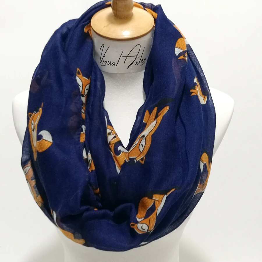 Visual Axles Loop Scarf Women New Fashion Dancing Fox Printed Viscose Snood Loop Pashmina Shawls Scarves
Visual Axles Loop Scarf Women New Fashion Dancing Fox Printed Viscose Snood Loop Pashmina Shawls Scarves