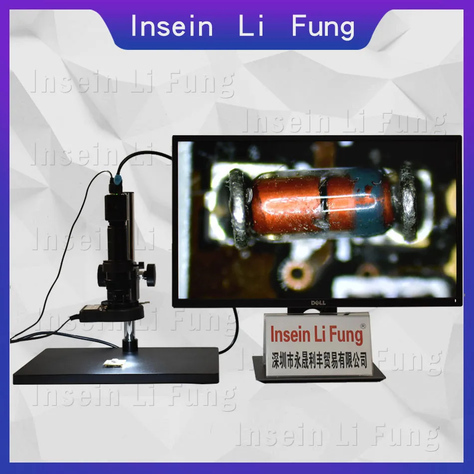 HD 1080P Industrial Video Monocular Microscope HDMI VGA USB Magnifier 10X-300X Continuous Zoom Phone PCB Repair Soldering
HD 1080P Industrial Video Monocular Microscope HDMI VGA USB Magnifier 10X-300X Continuous Zoom Phone PCB Repair Soldering