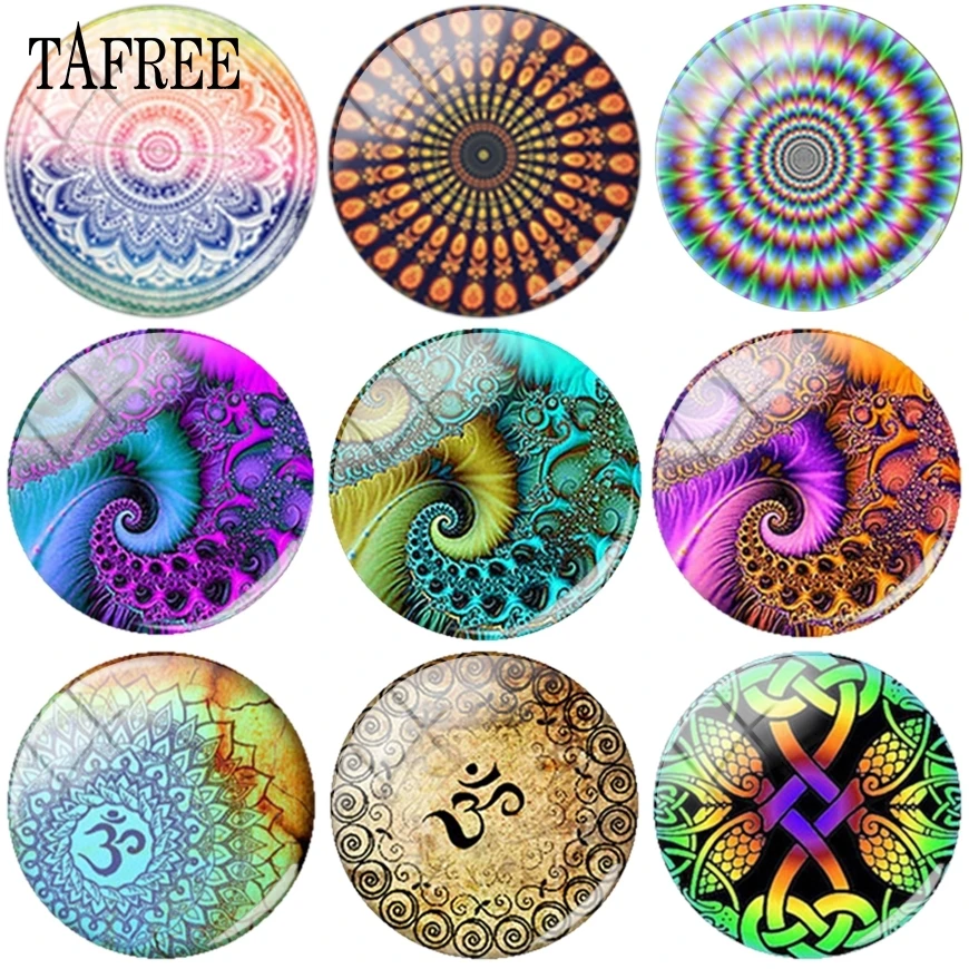 TAFREE Zam Yoga Flowered Pattern Picture Round Glass Cabochon Flat Back Making Findings 25mm In Dia Beads For DIY Jewelry
TAFREE Zam Yoga Flowered Pattern Picture Round Glass Cabochon Flat Back Making Findings 25mm In Dia Beads For DIY Jewelry