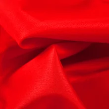 Tela roja para la boda 100% algodón poliéster fibra oro terciopelo satén tela lentejuelas malla seda ropa vestido decoración de fondo(China)