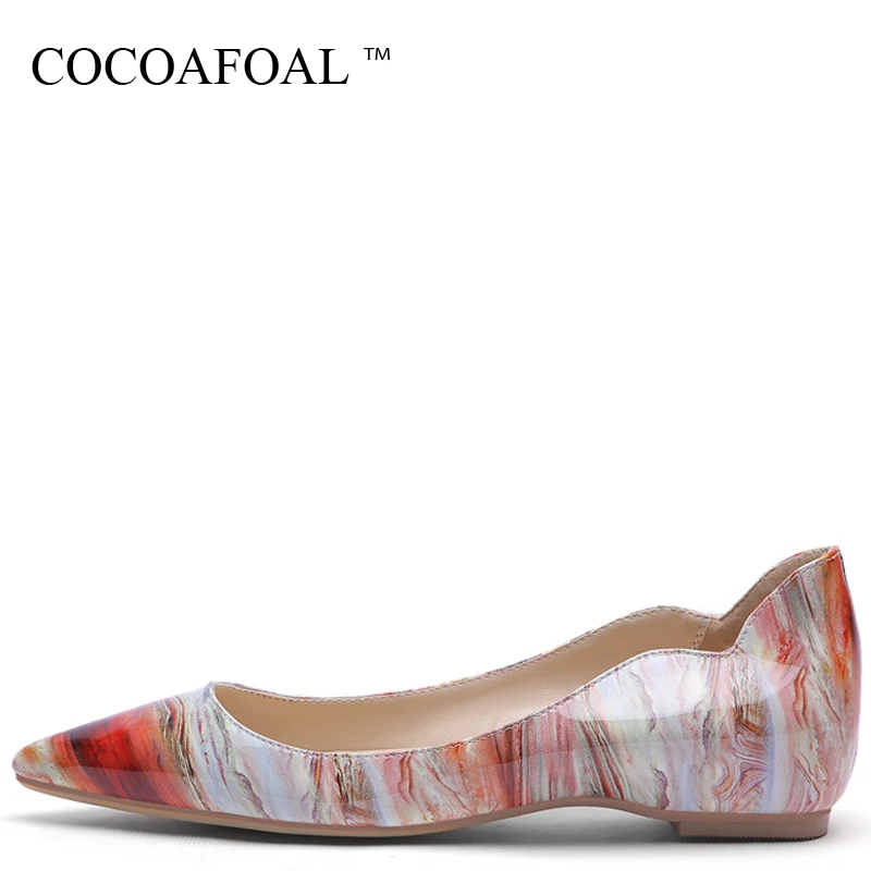 COCOAFOAL Stripe Women's Platform Shoes Pointed Toe Flats Fashion Spring Autumn Shallow Platform Ballet Shoes Plus Size 43 44 45
COCOAFOAL Stripe Women's Platform Shoes Pointed Toe Flats Fashion Spring Autumn Shallow Platform Ballet Shoes Plus Size 43 44 45