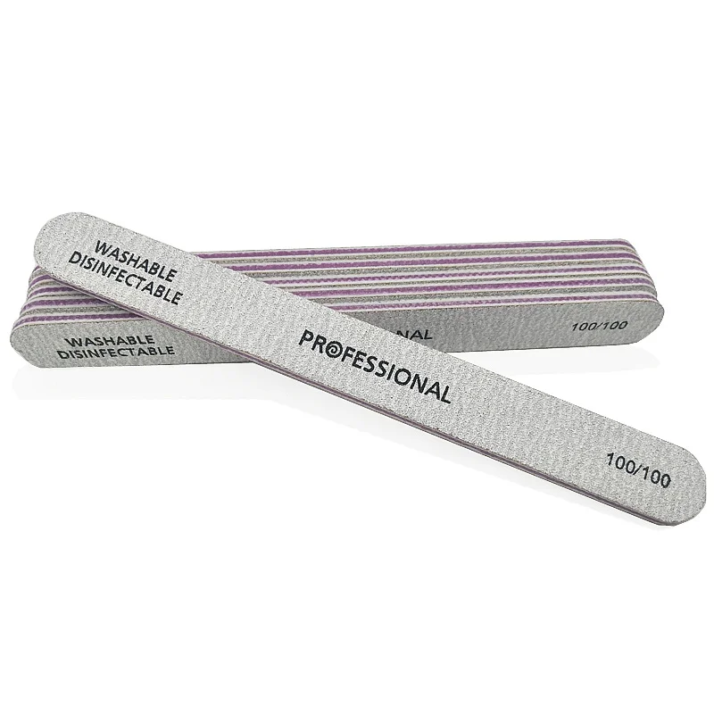 JEARLYU 10pcs Professional Nail File 100/100 Sanding Buffer Double Side Grey Straight Type Nail Files Manicure Pedicure Tools
JEARLYU 10pcs Professional Nail File 100/100 Sanding Buffer Double Side Grey Straight Type Nail Files Manicure Pedicure Tools