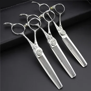 NEW Barber haircutting scissors hair professional 6.0 440c high quality thinning shears cutting cliper sharp salon styling kit
NEW Barber haircutting scissors hair professional 6.0 440c high quality thinning shears cutting cliper sharp salon styling kit