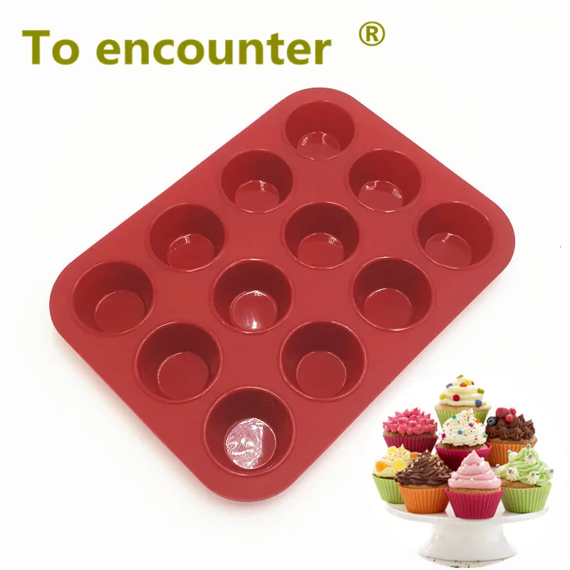 To encounter 25*19*2.2CM Twelve Small Round Shape Silicone Baking Cake Mold Silicone Pastry Muffin Cupcake Tray Chocolate Pans
To encounter 25*19*2.2CM Twelve Small Round Shape Silicone Baking Cake Mold Silicone Pastry Muffin Cupcake Tray Chocolate Pans