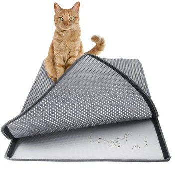 Waterproof Pet Cat Litter Mat EVA Double Layer Cat Litter Trapping Pets Mat Pad Bottom Non-slip Pet Litter Cat Mat Floor
Waterproof Pet Cat Litter Mat EVA Double Layer Cat Litter Trapping Pets Mat Pad Bottom Non-slip Pet Litter Cat Mat Floor