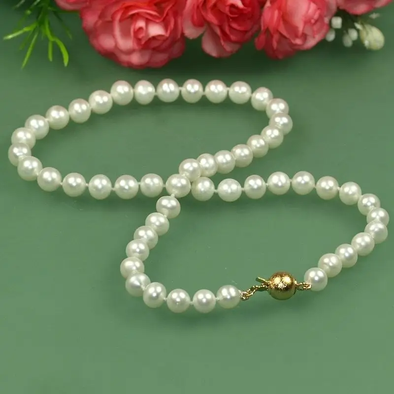 HOT## Wholesale FREE SHIPPING > s105 AAA 8-9mm white natural fresh water akoya pearl necklace 17
HOT## Wholesale FREE SHIPPING > s105 AAA 8-9mm white natural fresh water akoya pearl necklace 17